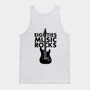 Eighties Music Guitar Tank Top